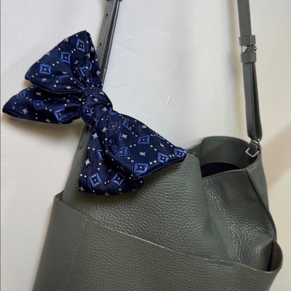 Handmade Upcycled silk bandeau scarf accessory